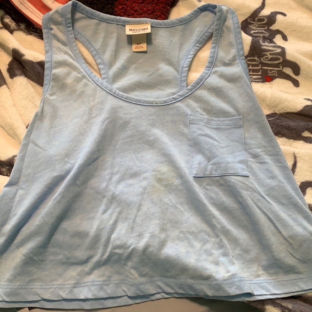 Small blue tank top